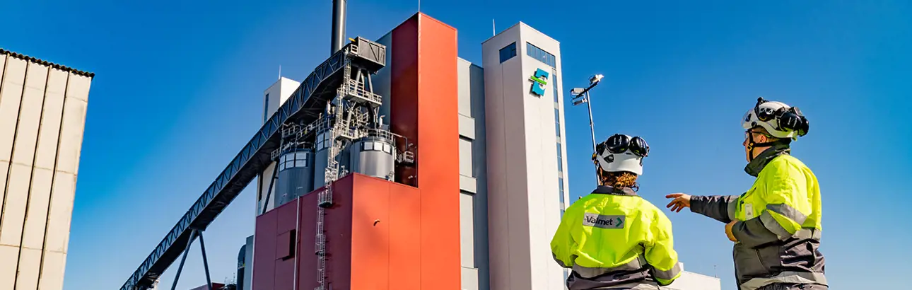 Valmet CFB Boiler utilizes circulating fluidized bed technology