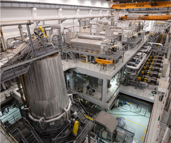 Picture from BCTMP line of Stora Enso Beihai mill