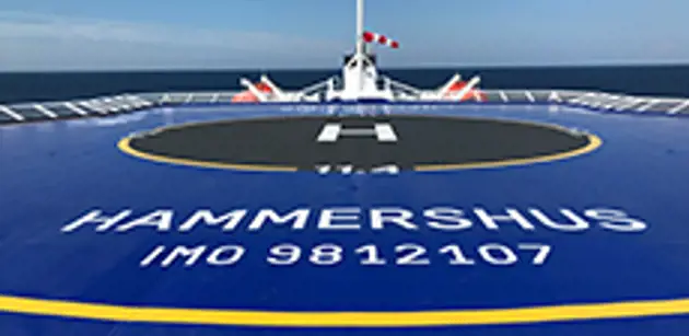 New Danish ferry M/S Hammershus leads the way with top technology