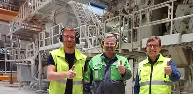 Perlen Papier AG runs a successful trial with 100% Valmet paper machine clothing