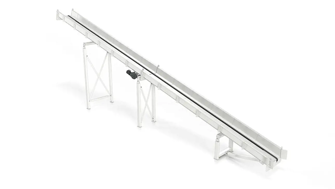 Pulper feed conveyor