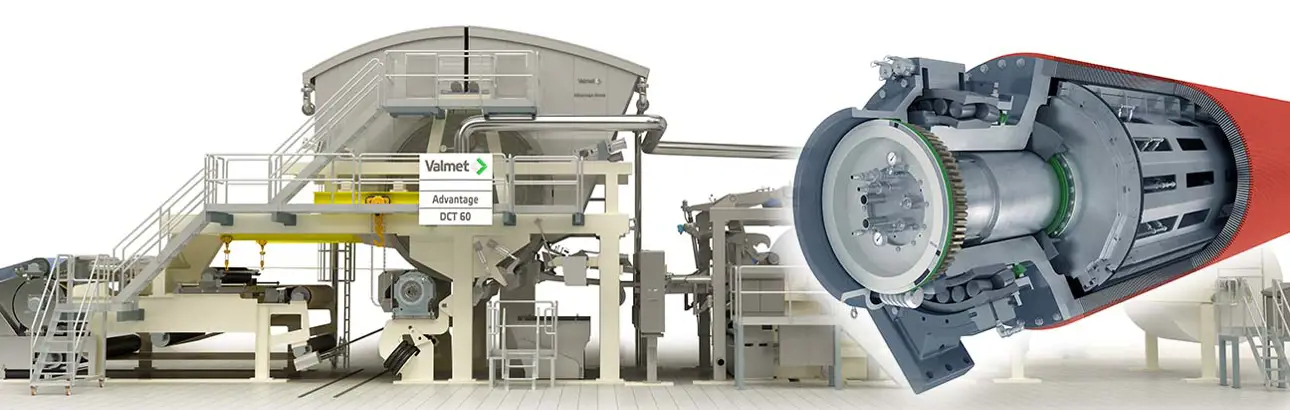 Valmet roll maintenance for tissue